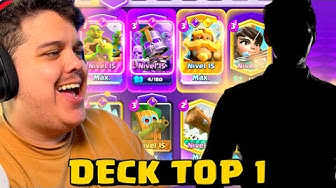YouTube post by @Artubeclash2 for Supercell. Caption reads: This was the number one deck of the season!.