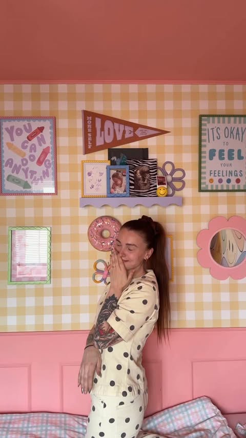 Instagram post by @meggsfordays for Emma. Caption reads: [...] is why I’ve upgraded our sleep with....