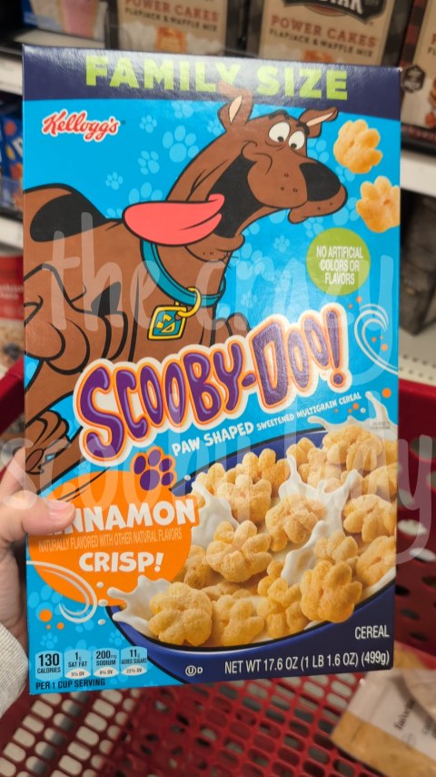 Instagram post by @the_crazy_scooby_lady for Kellogg's. Caption reads: Target find! 👀👀

I finally found the cereal!....