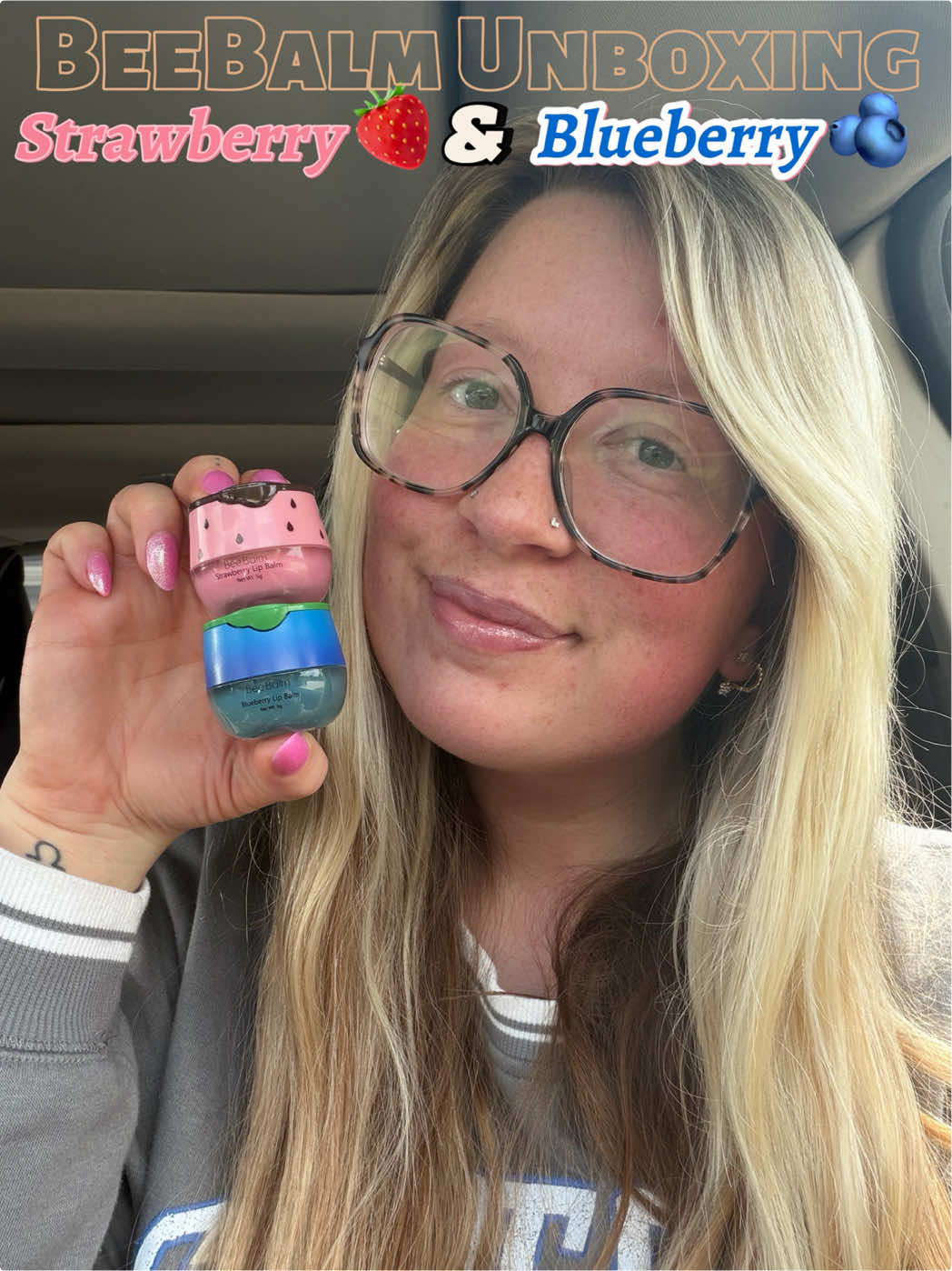 TikTok post by @michelle_putnam for My Bee Balm. Caption reads: [...] and scents so much, I love these!!!....