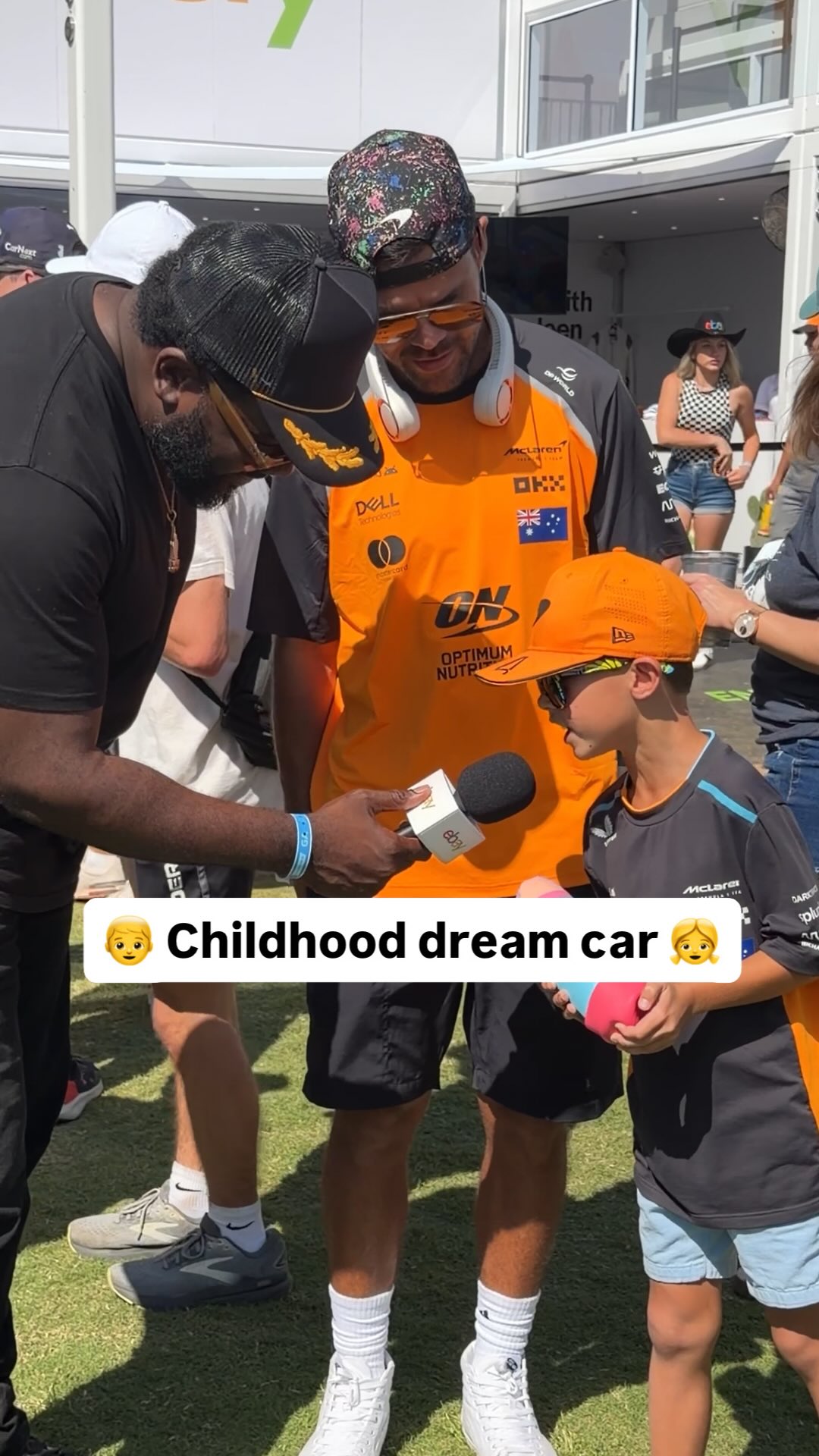 Instagram post by @hertlife for eBay Motors. Caption reads: Name the car YOU had on your wall, way back....