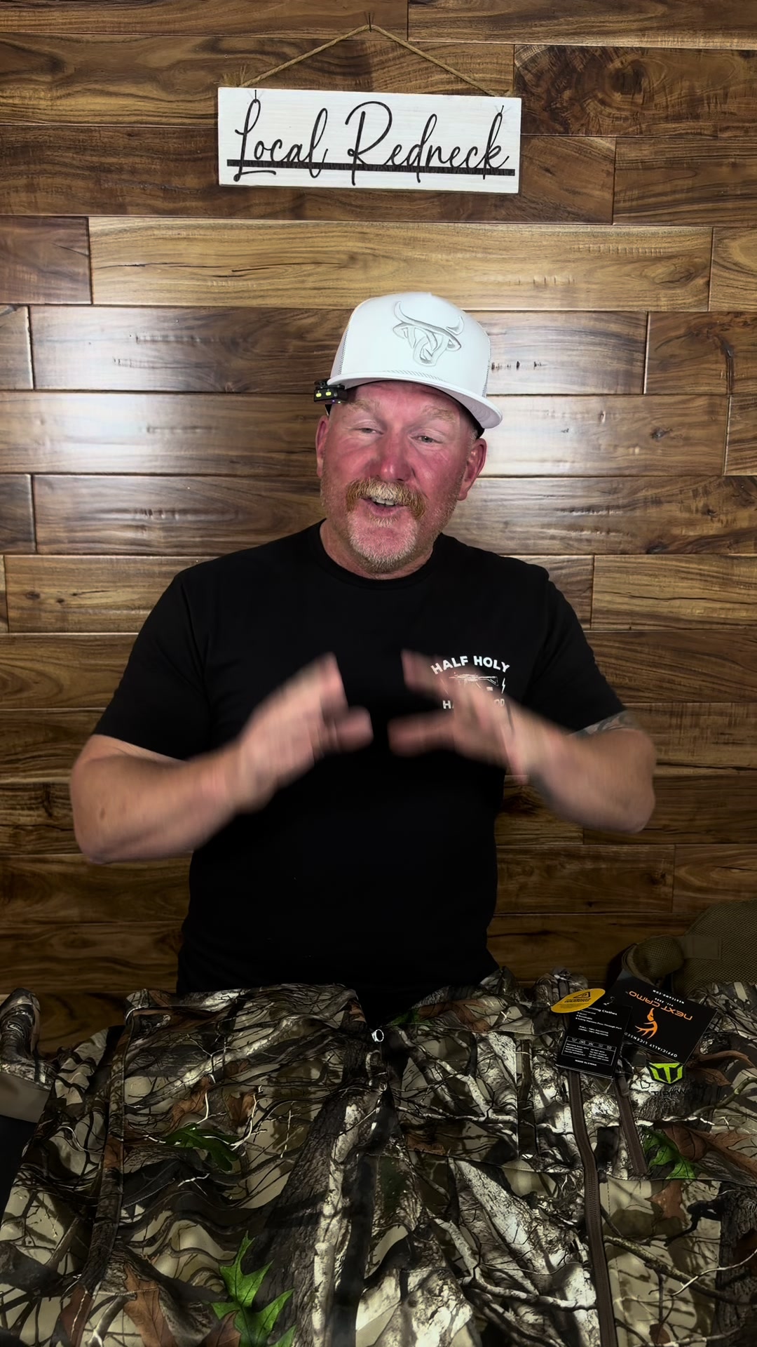 TikTok post by @brianharrison40 for TideWe. Caption reads: [...] #bluecollar #tiktokmademebuyit #hunter....