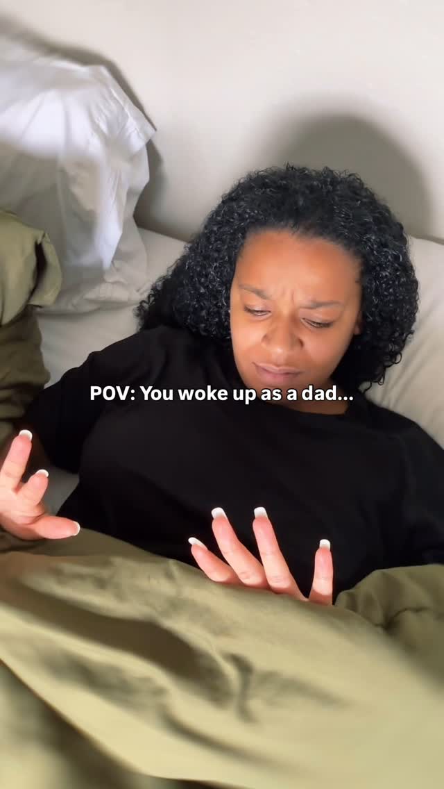 Instagram post by @blacksupermamas for The Bump. Caption reads: If I were a dad… 👀🎶

@blacksupermamas is....