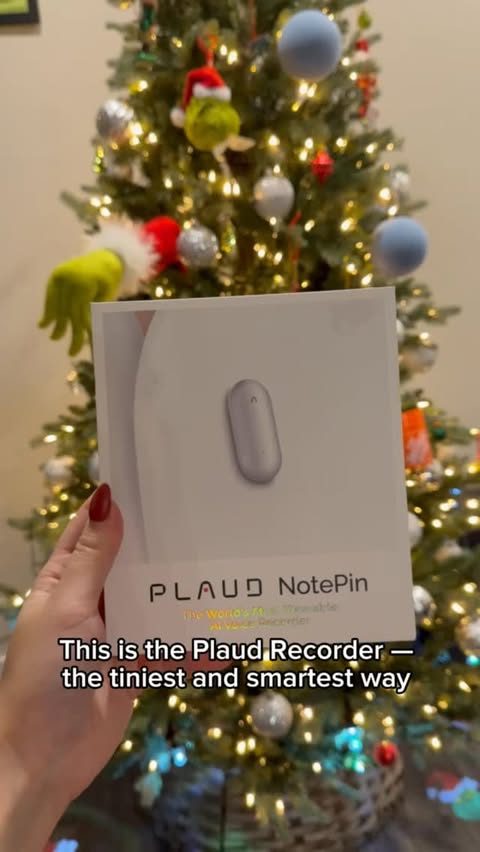 Instagram post by @life_with_two_children for PLAUD. Caption reads: [...] and daily thoughts made simple ✨ PLAUD....