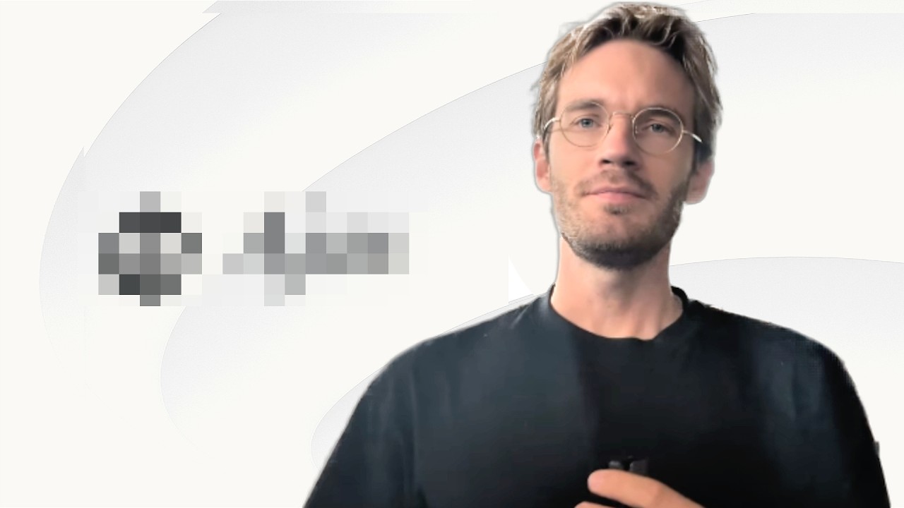 YouTube post by @PewDiePie for NordVPN. Caption reads: [...] in the game! Go to and get an exclusive....