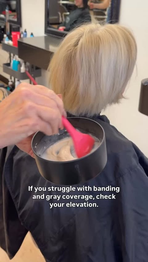 Instagram post by @colourauthority for Cosmo Prof Beauty. Caption reads: ✨ If you struggle with banding and Grey Coverage,....