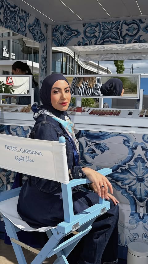 Instagram post by @didemcelebiofficial for Dolce&Gabbana Beauty. Caption reads: An unforgettable beauty experience with....