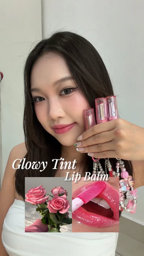 Instagram post by @thecocco for Glad2Glow Malaysia. Caption reads: Love this @glad2glow.my new tinted lip balm🫦.