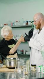 Instagram post by @mark_abdel for Hismile. Caption reads: THE PISTACHIO PAPI TOOTHPASTE 🦷🥜 OUT TUESDAY 9TH....