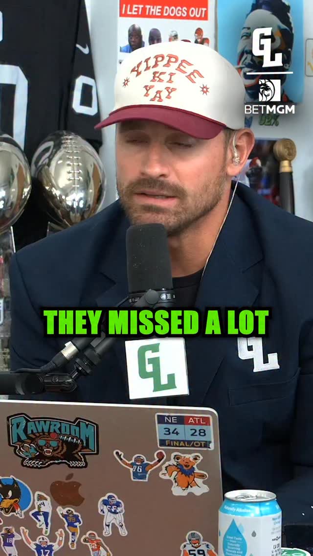 Instagram post by @greenlightpod for BetMGM. Caption reads: Being down and “in crisis” helped the Eagles in....