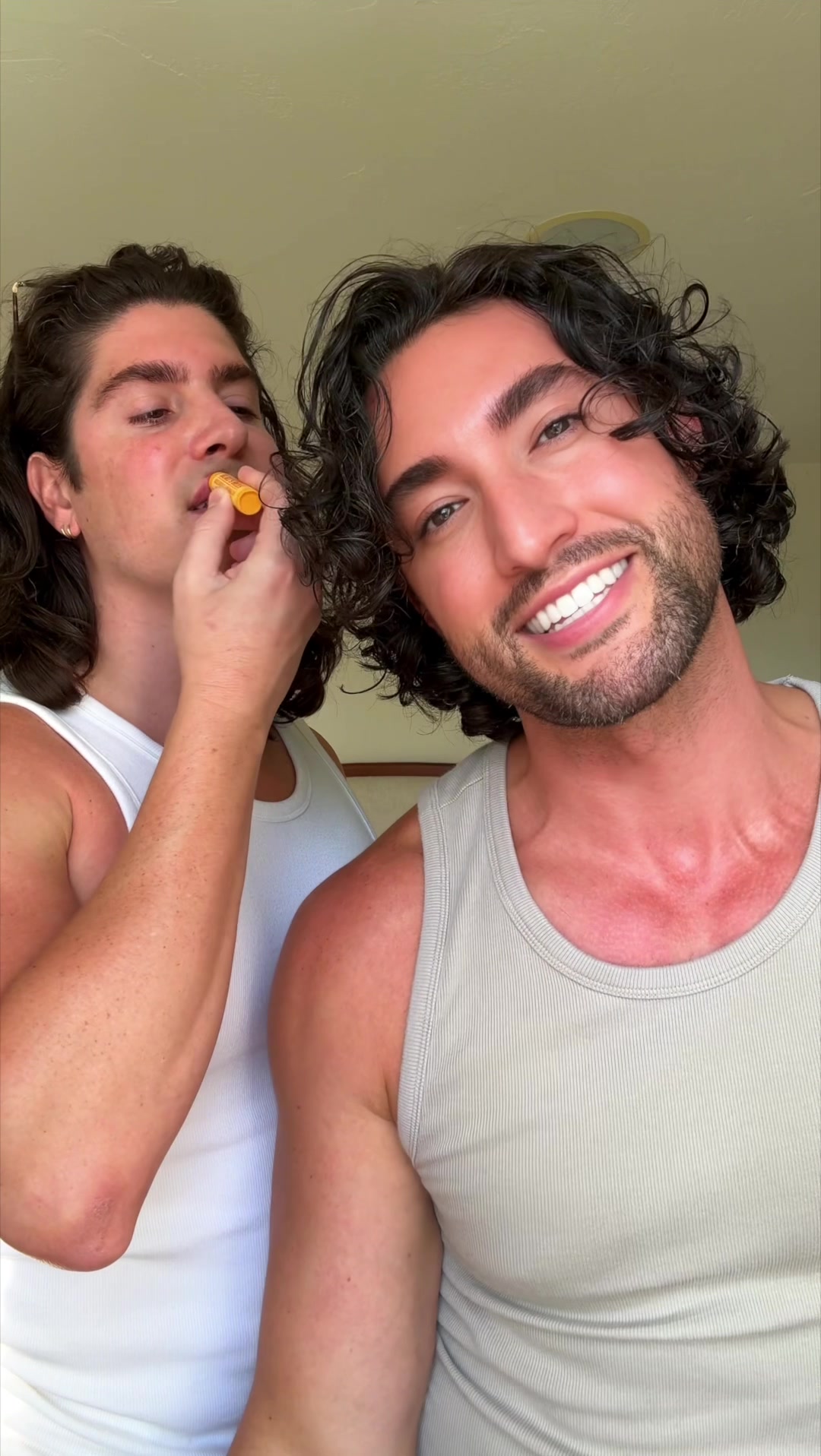 TikTok post by @yummertime for Burts Bees. Caption reads: Do you think it’s normal or kinda gross to share....