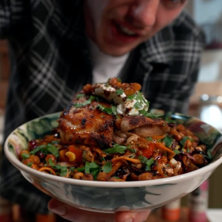 Instagram post by @tylerbutt_eats for Remedy Drinks. Caption reads: 20-Minute Gut Friendly Lunch with @remedydrinks....