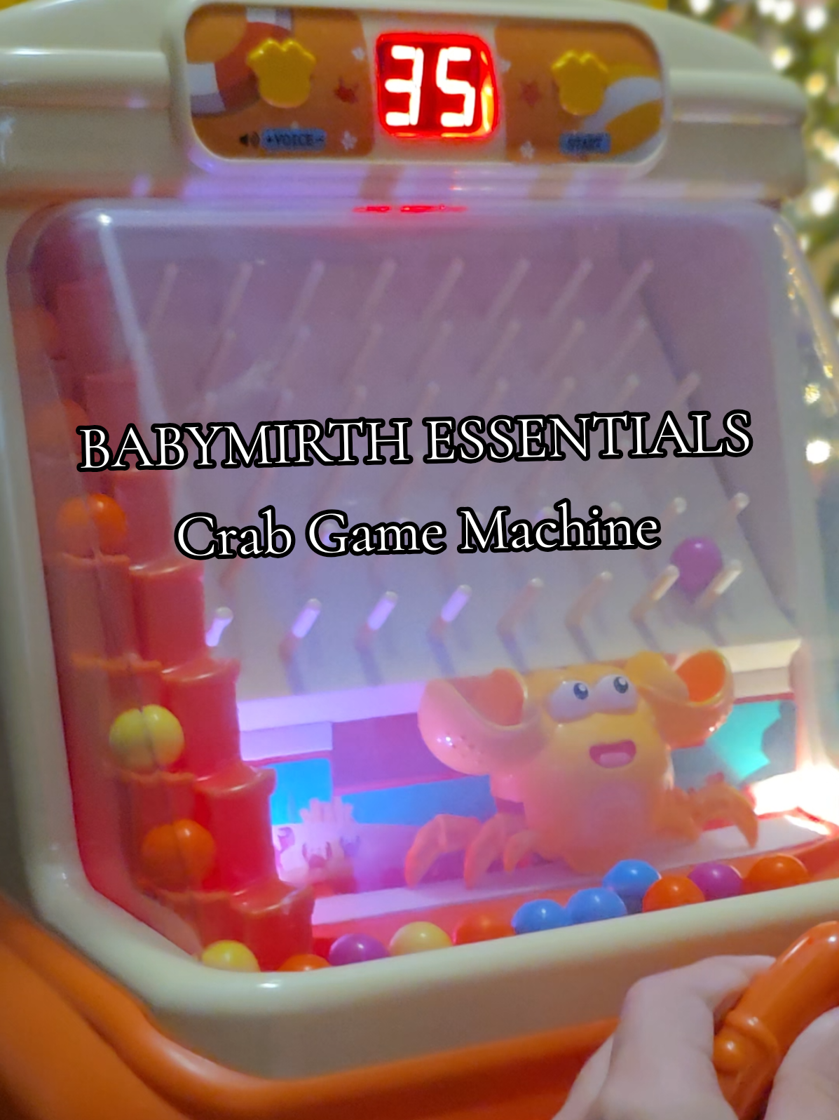 TikTok post by @daniellebethnikaj for Talgic. Caption reads: @BabyMirth Essentials Skip the arcade and play....