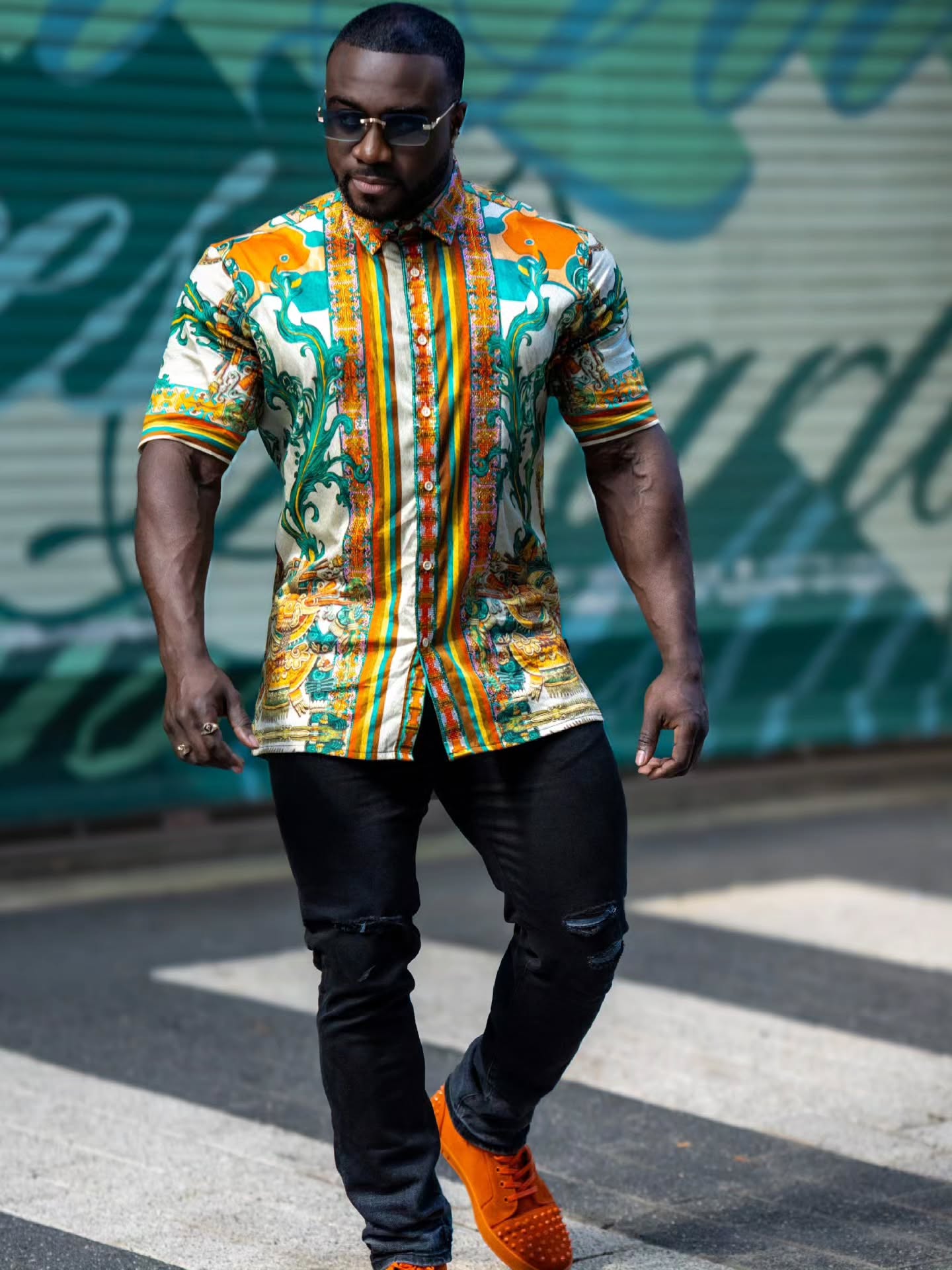 Instagram post by @the_african_lionifbbpro for Legion. Caption reads: 🎋Stay sharp. Walk louder than your doubts.....