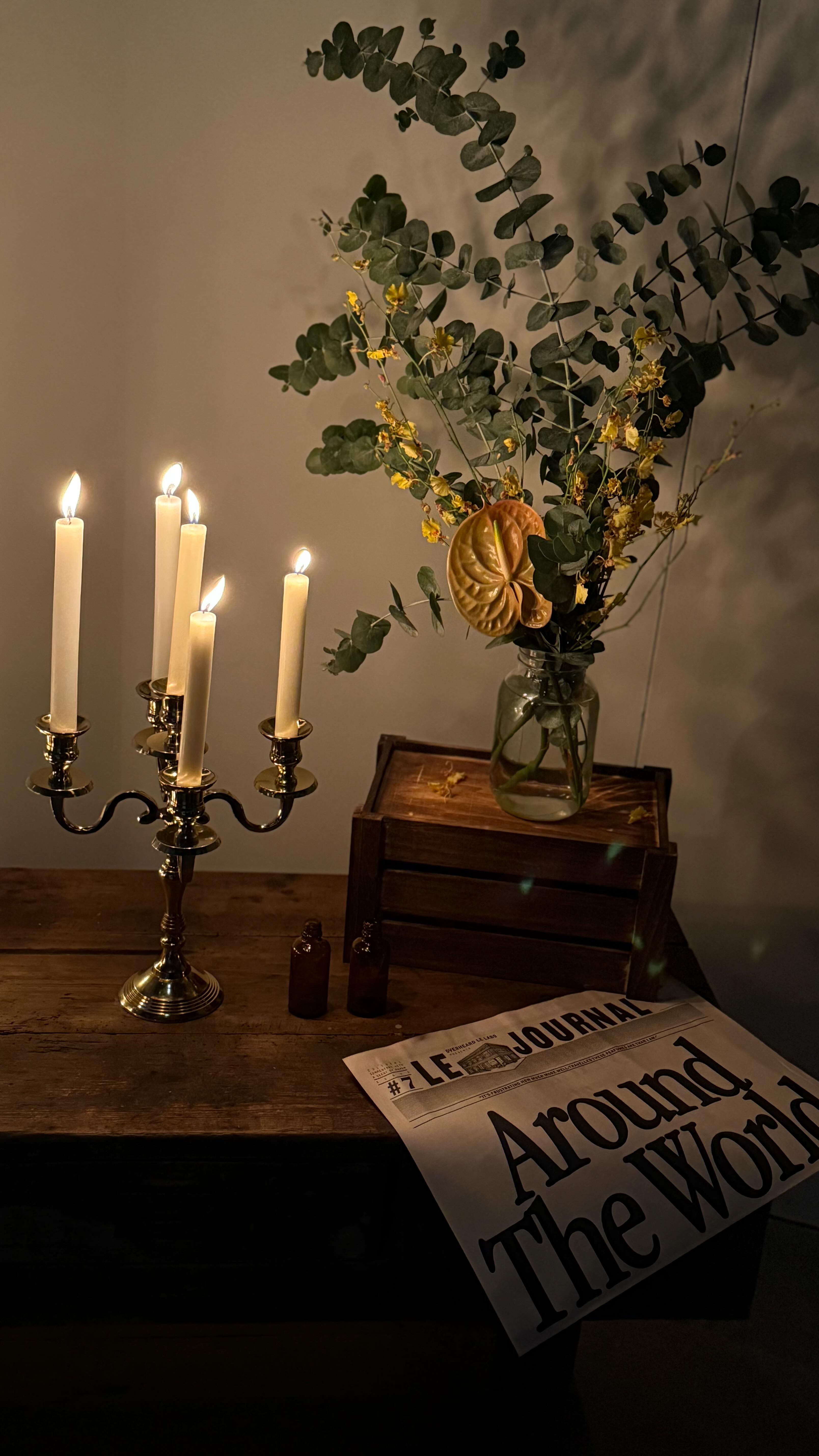 Instagram post by @chrissalloum for Le Labo Fragrances. Caption reads: Last Night, Everything about @lelabofragrances 🤎.