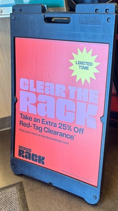 Instagram post by @hip2save for Nordstrom Rack. Caption reads: Nordstrom’s Clear the Rack event is here ✨ We....