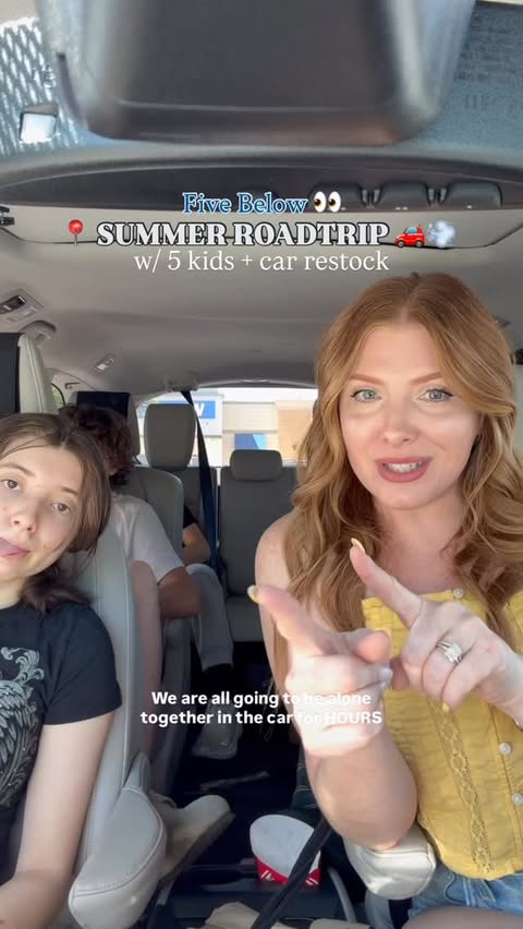 Instagram post by @jesssfam for Five Below. Caption reads: [...] SHADE 🤣 Problem solved I guess? #ad....
