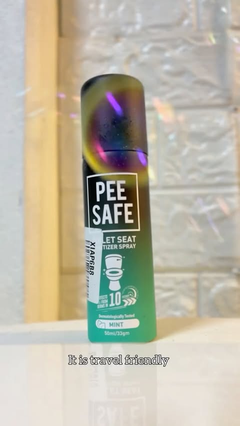 Instagram post by @moumita_singha__ for Pee Safe. Caption reads: Public toilet seats can carry germs you can’t see....