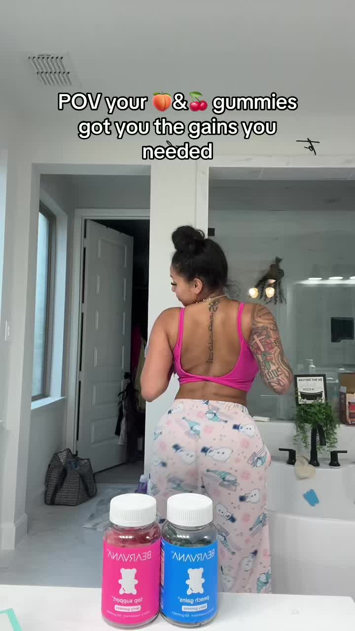 TikTok post by @makaylaabriannn for Bearvana. Caption reads: These really changed my life @BEARVANA.