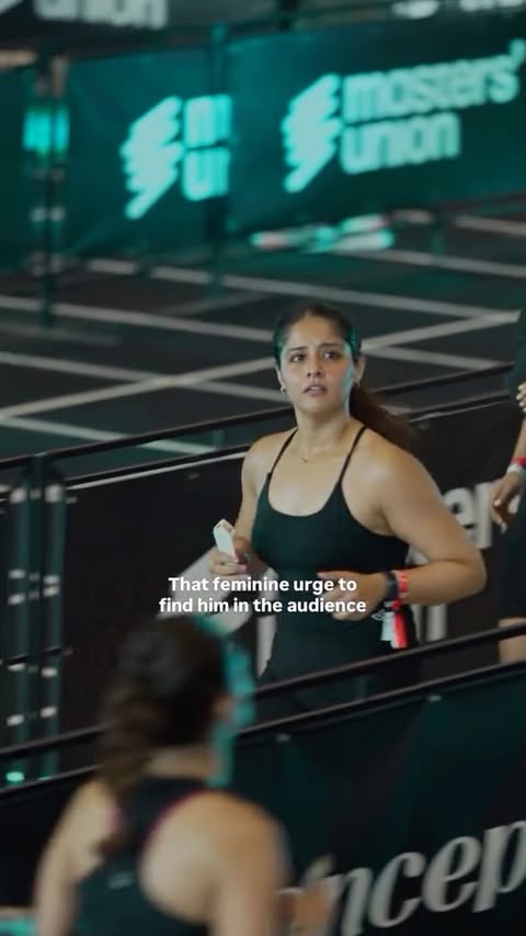 Instagram post by @sheissaturday for HYROX. Caption reads: [...] . . . . . . . . . . . (Women in sports,....