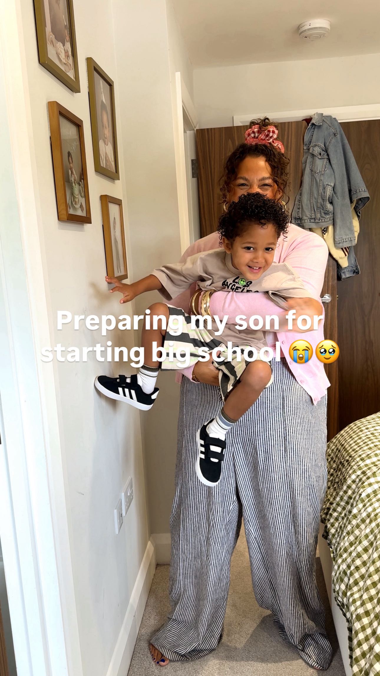 Instagram post by @gracefvictory for Deichmann. Caption reads: AD | WOW, so many feels about my teeny tiny....