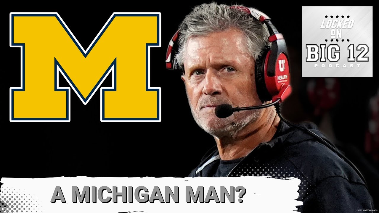 YouTube post by @LockedOnBig12 for Omaha Steaks. Caption reads: BREAKING: Kyle Whittingham LEAVING Utah for....