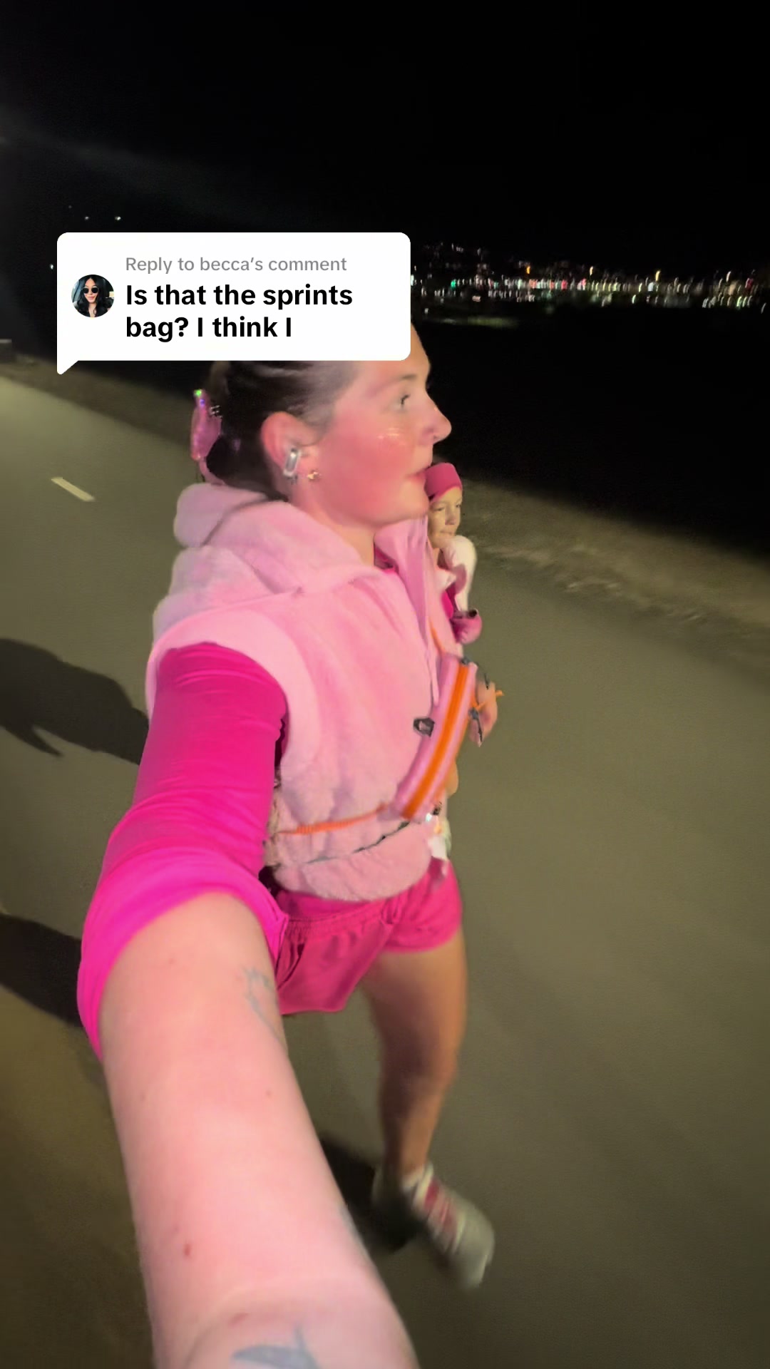 TikTok post by @laurel_mullen for GetSprints. Caption reads: Replying to @becca  yes! I absolutely love their....