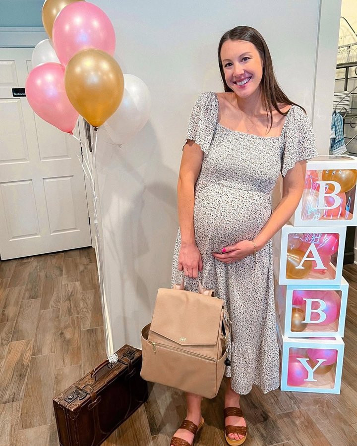 Instagram post by @musthavemagick for Freshly Picked. Caption reads: the diaper bag of my dreams 🤩

in love with my....