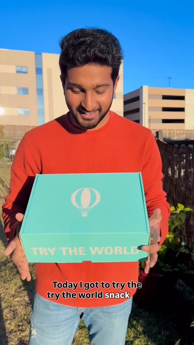 Instagram post by @sudeepyalamanchili for Try The World. Caption reads: World tour of flavours - @trytheworld 
Try....