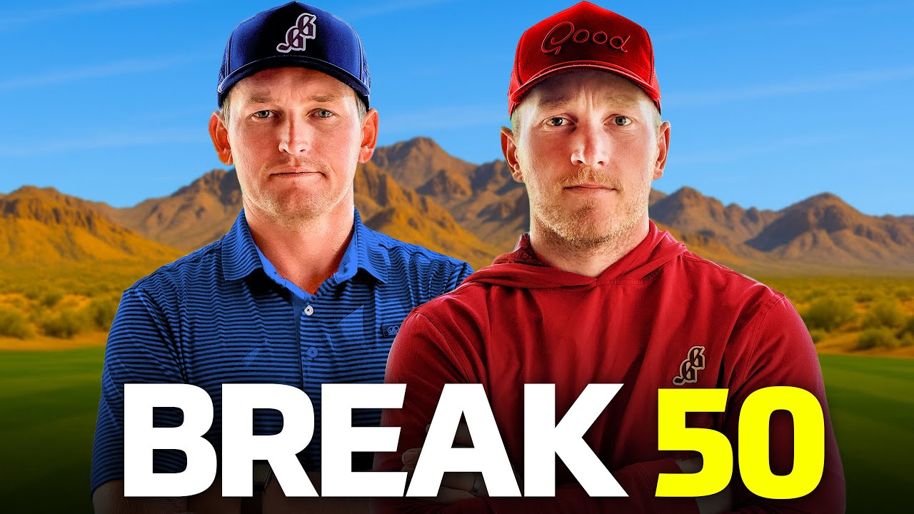 YouTube post by @braddalkegolf for Good Good Golf. Caption reads: We Broke Bryson’s Record | Part 1.