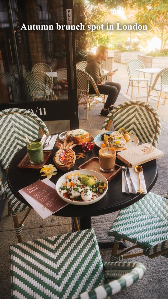 Instagram post by @nataliaandkarolina for Morena London. Caption reads: [PR Invite] Cosy autumn vibes unlocked at Morena....