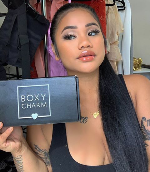 Instagram post by @realprincessmae for butter LONDON. Caption reads: [...] products! @elemis @luxiebeauty @butterlondon....