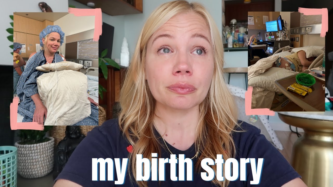 YouTube post by @lisbug for Hello Bello. Caption reads: my birth story // failed induction.