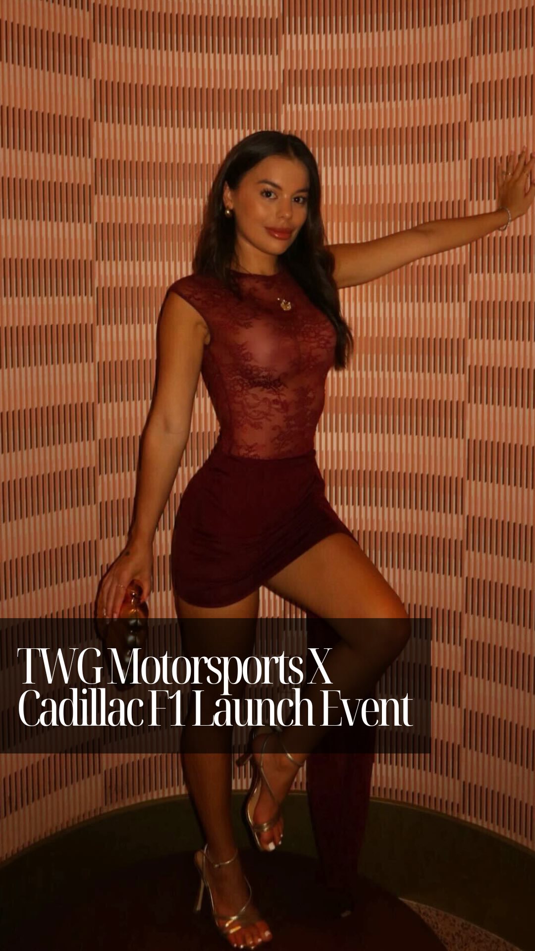 Instagram post by @macyylandsman for MAXIM. Caption reads: @macyyymorgan brought the heat to the Cadillac....