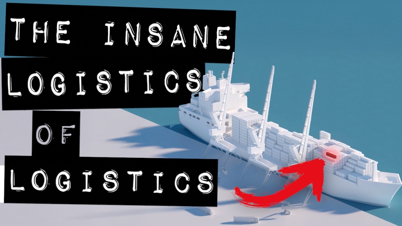 YouTube post by @Micro-Econ-YT for Statista. Caption reads: The Life of a Shipping Container.