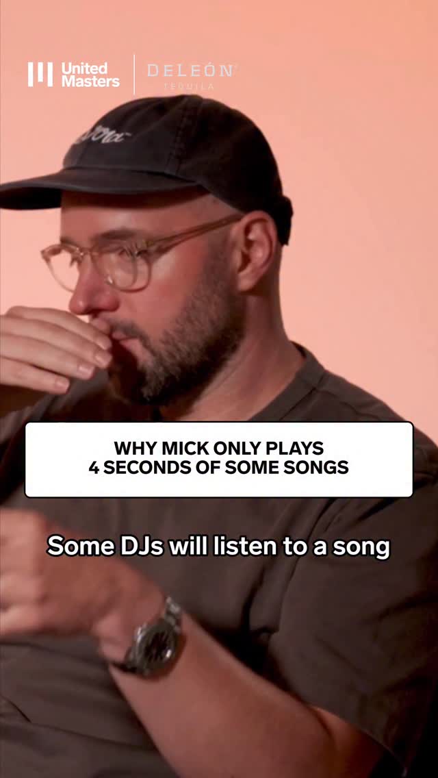 Instagram post by @mick for UnitedMasters. Caption reads: @mick reminds us that it takes finesse to build....