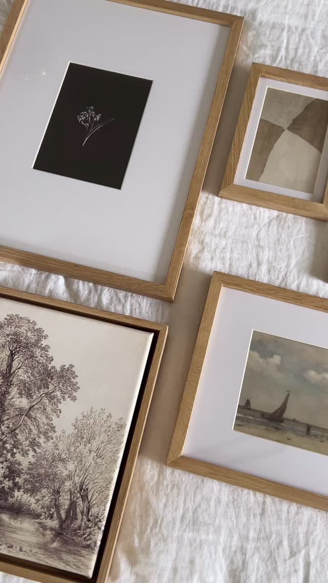 Instagram post by @simplymadebybekah for Opposite Wall. Caption reads: The perfect finishing touches to our bedroom ft....