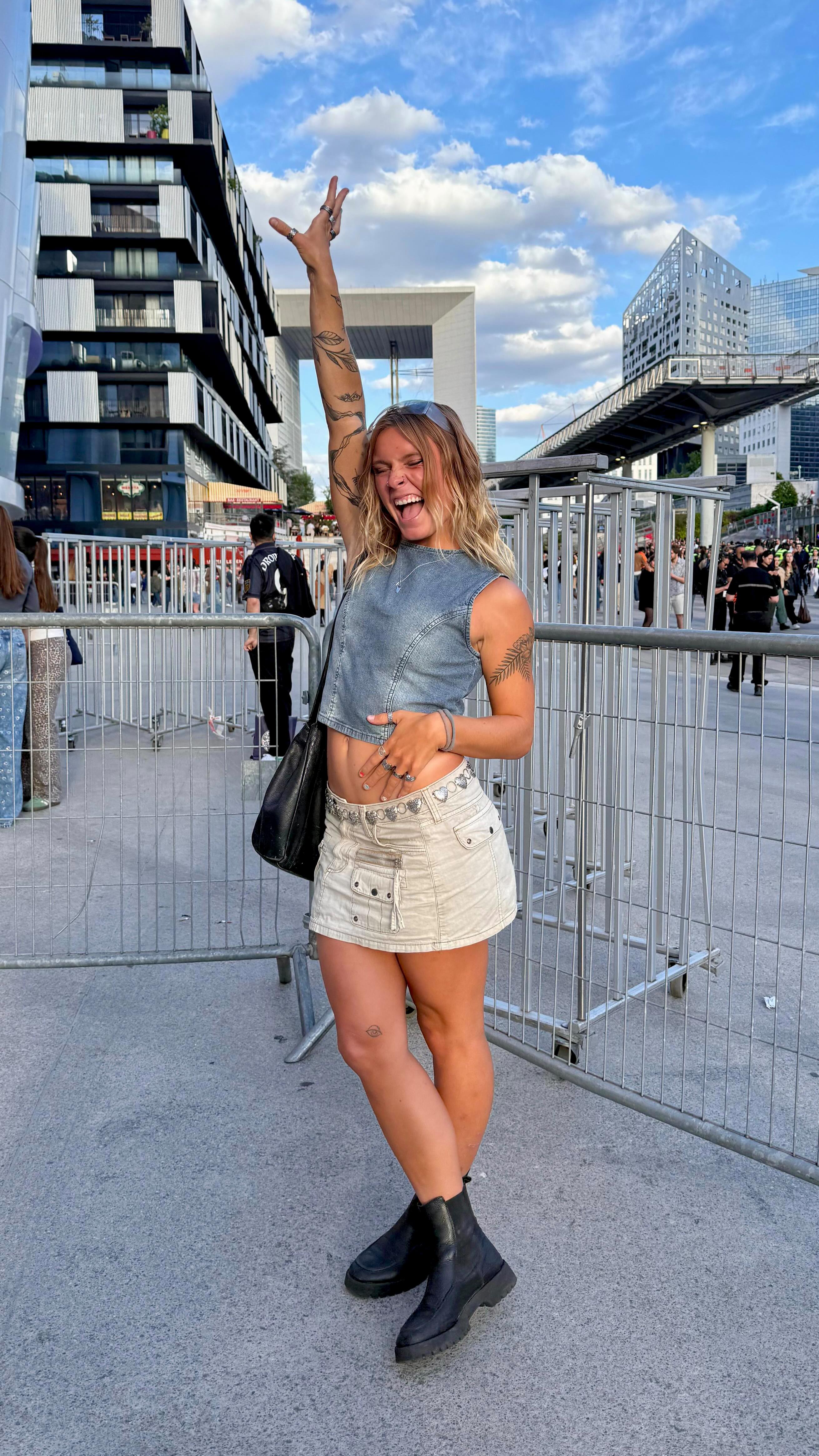 Instagram post by @rin_rudd for Deezer. Caption reads: Forecast: Dua Lipa with a chance of free merch.