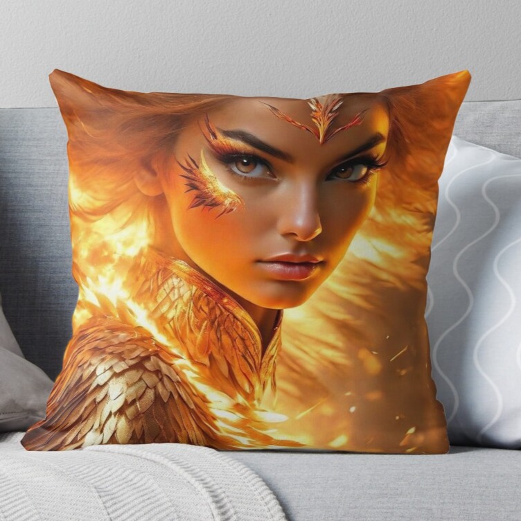 Instagram post by @soulartsara for Redbubble. Caption reads: [...] Angel Dolled Up Woman....