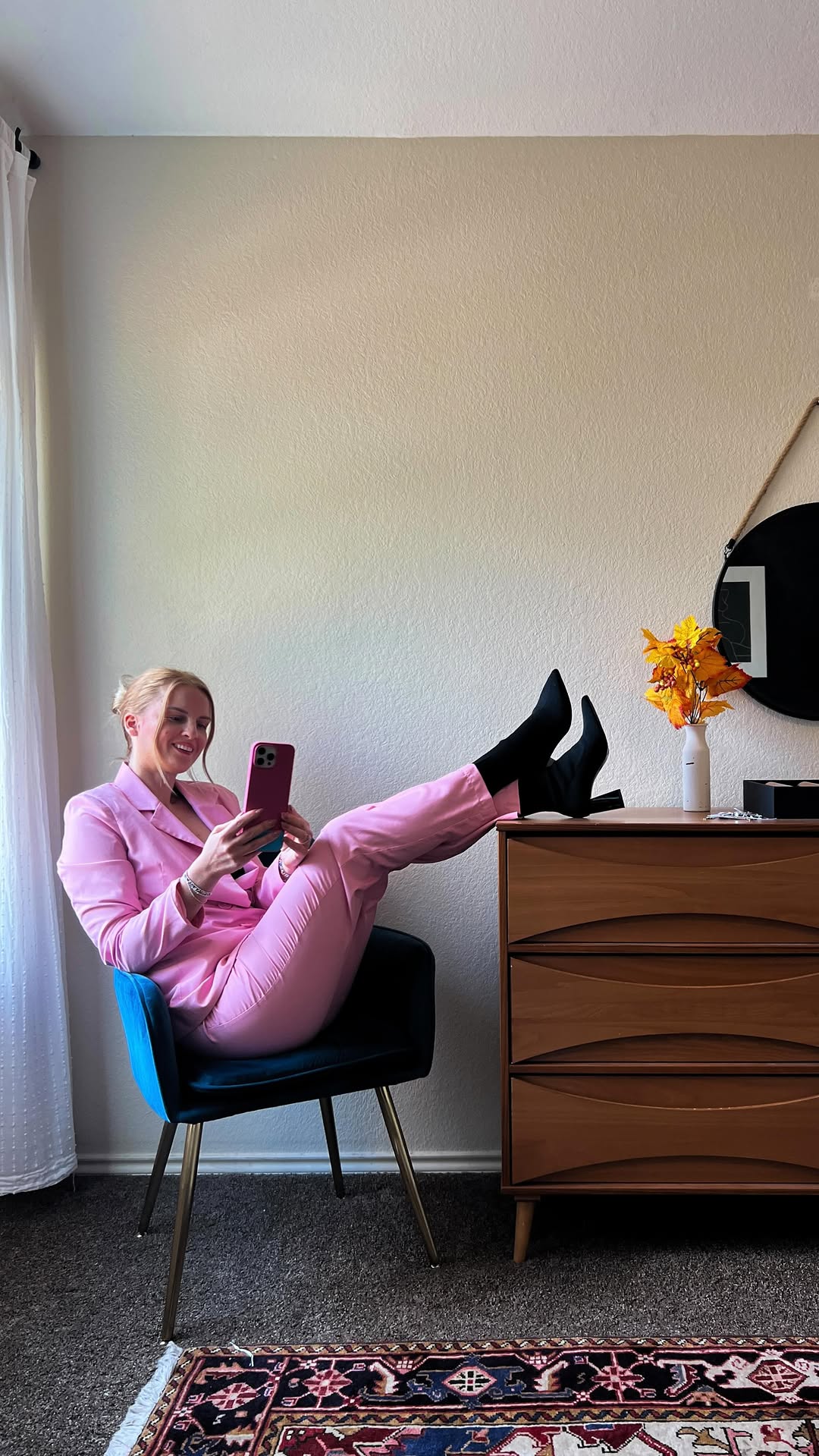 Instagram post by @lanaato for Clicks. Caption reads: [...] the joy of typing on a real keyboard?....