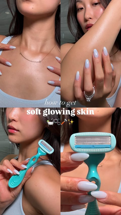 Instagram post by an influencer for Schick Hydro Silk (CA). Caption reads: the feeling of having soft shaved skin >>....