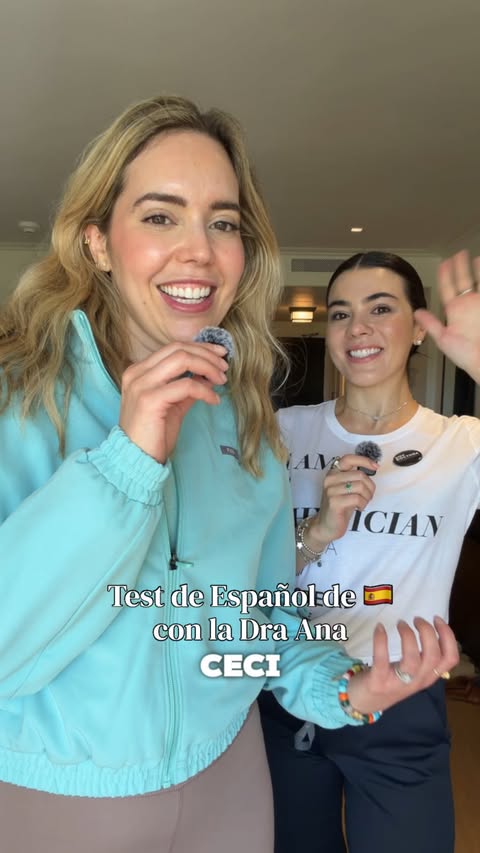 Instagram post by @draanaceci for FIGS. Caption reads: [...] más videos en Español❤️ Thank you @wearfigs....
