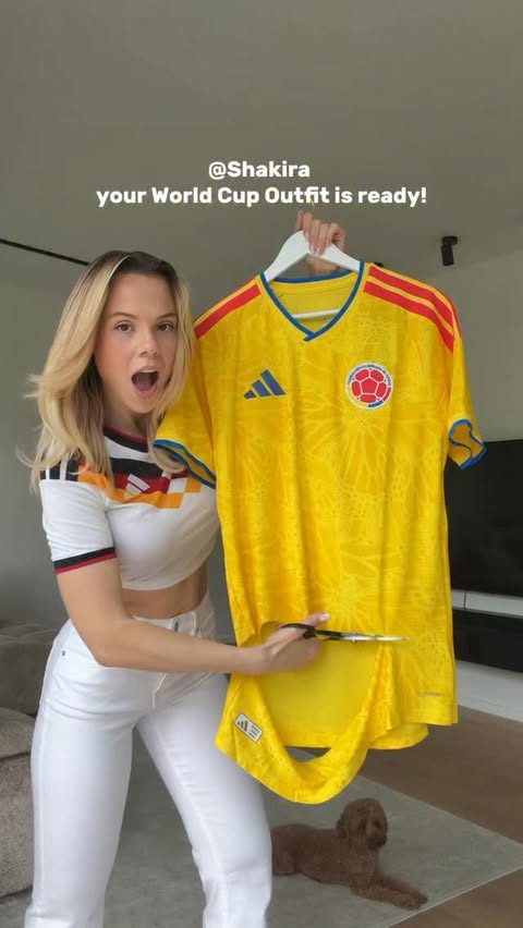 Instagram post by @fioonaax for adidas Football. Caption reads: [...] Outfits: (anzeige) @adidasgermany....