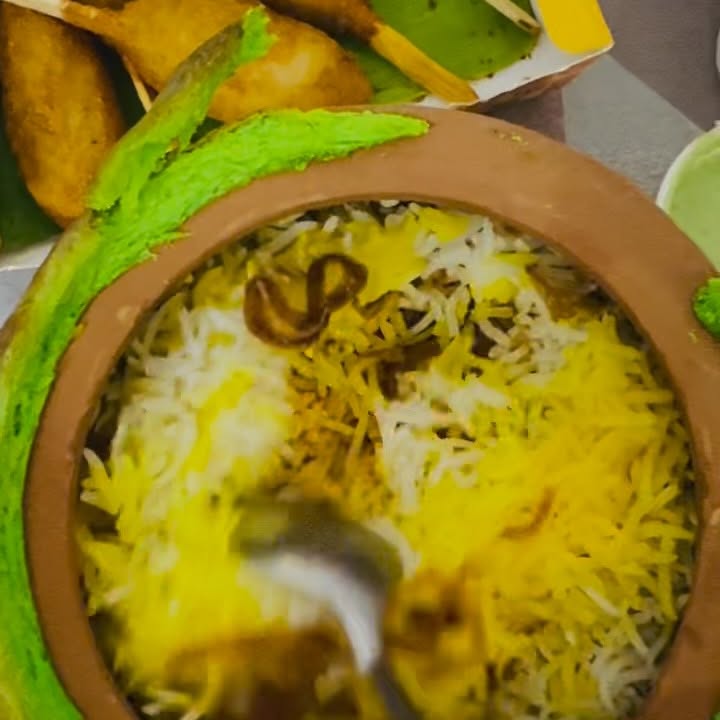 Instagram post by @princi___28___choudhary___ for Biryani By Kilo. Caption reads: Celebrating Daawat World Biryani Day with none....