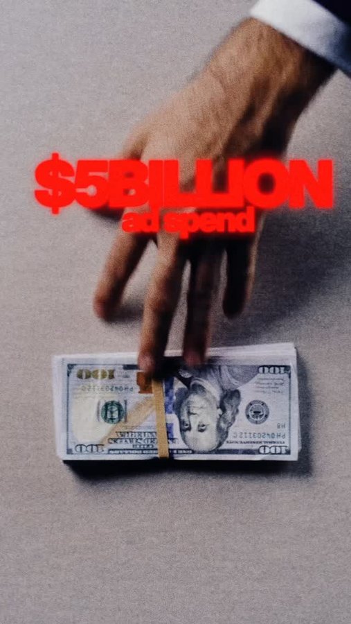 Instagram post by @dmitrihasideas for Roku. Caption reads: [...] 🫡…ad strategy has new player & it’s....