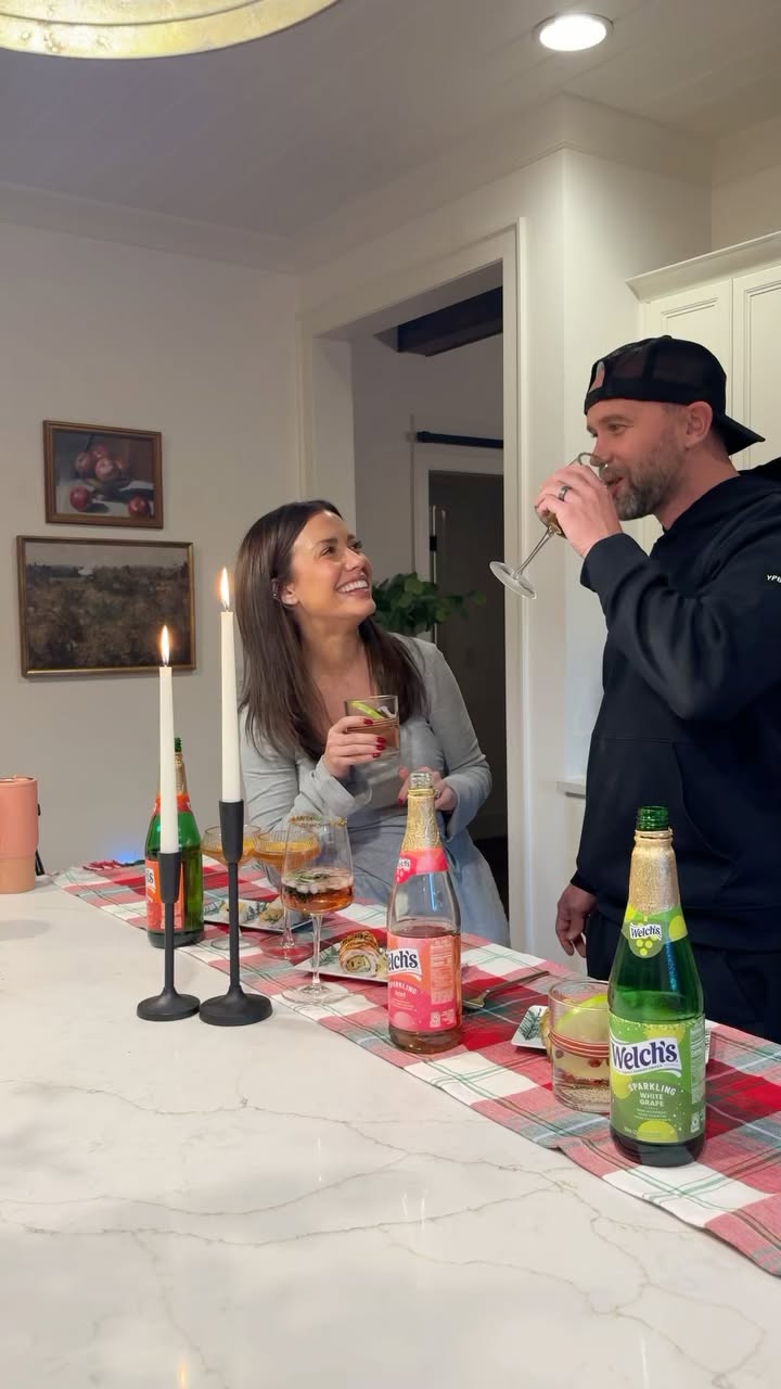 Instagram post by @cecilybauchmann for Welch's. Caption reads: Sometimes leaving the house for date night feels....