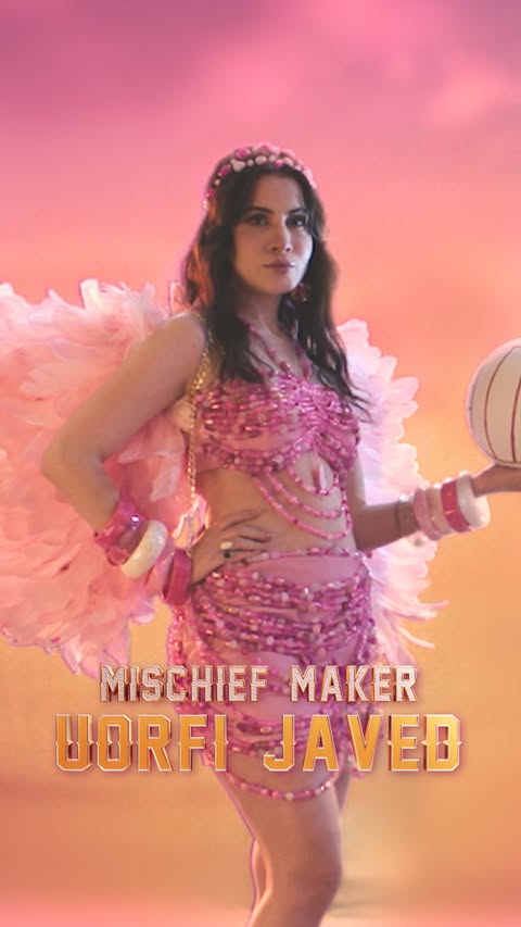 Instagram post by @urf7i for JioCinema. Caption reads: Uorfi is back for round 3 🥵🥵 Ab hoga double the....