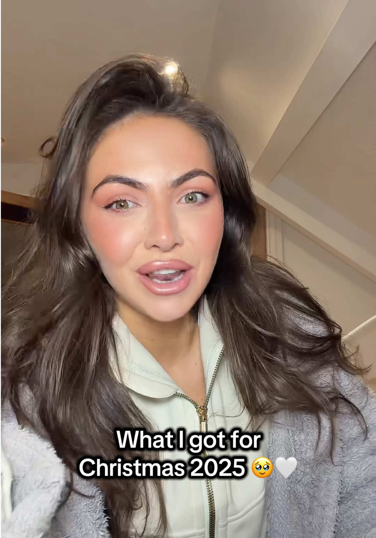 TikTok post by @lowrievans_ for UKLASH. Caption reads: be back to stolen jumpers for next 3 years now....