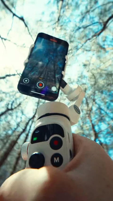 Instagram post by @0ojin_ for ZHIYUN. Caption reads: To celebrate the launch of the new Zhiyun Smooth....