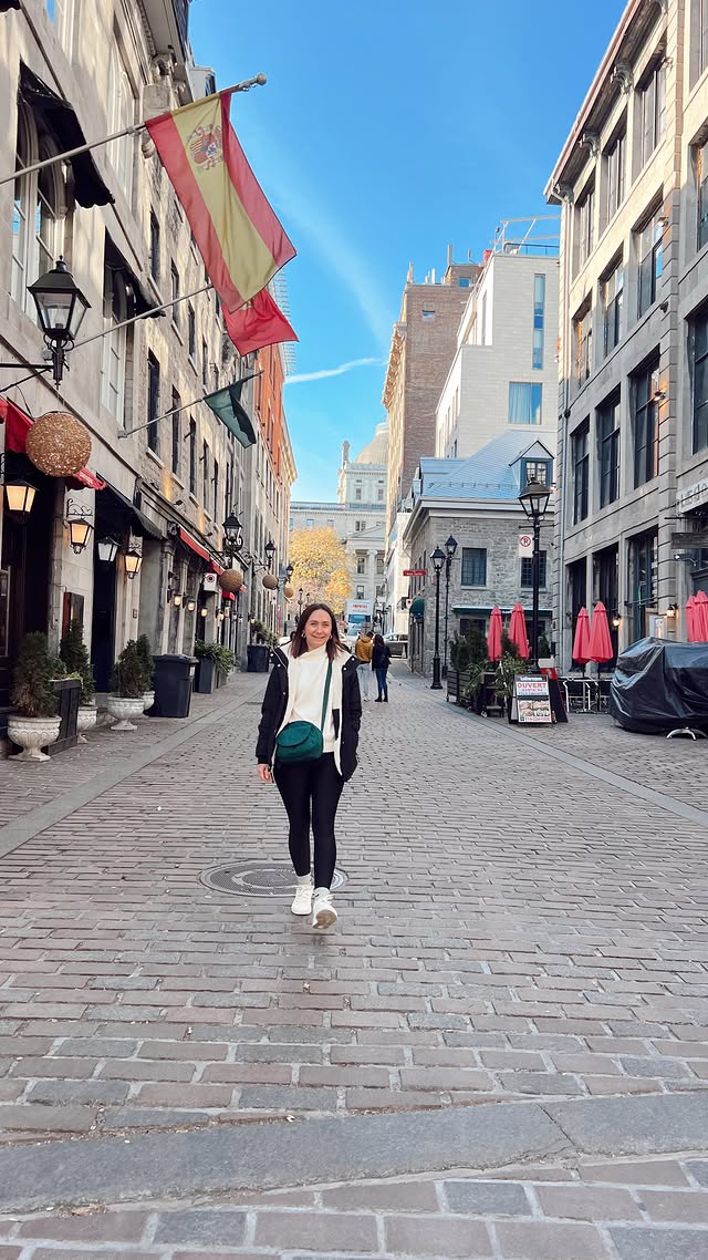 Instagram post by @aly.andco for Sonder. Caption reads: This is your sign to book a trip to Montreal and....